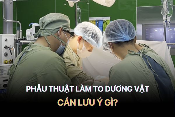 Phẫu thuật làm to dương vật là như thế nào