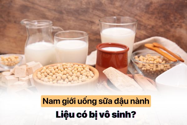 Nam giới uống sữa đậu nành liệu có bị vô sinh?